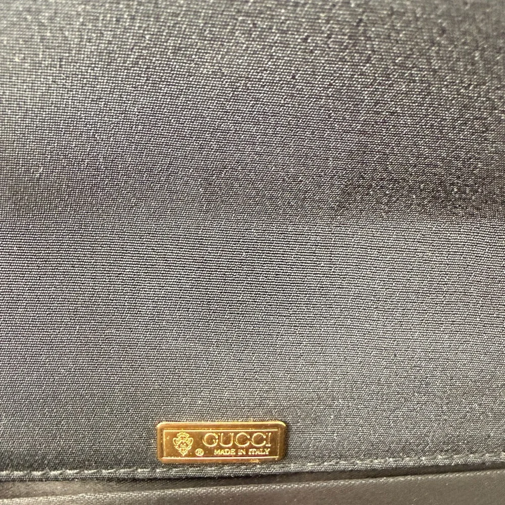 Gucci Black Clutch with Gold Chain - Picture 5 of 9